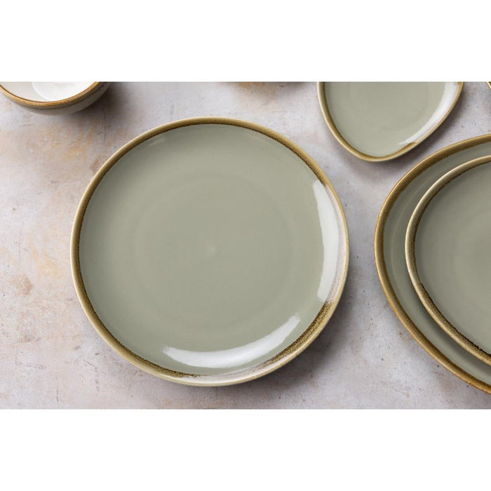 Olympia Kiln Round Plate Moss 280mm (4 Pack) Olympia