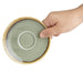 Olympia Kiln Espresso Saucers Moss 115mm (6 Pack) Olympia