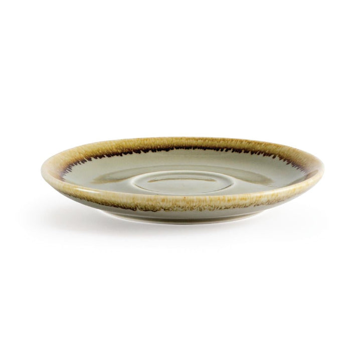 Olympia Kiln Cappuccino Saucers Moss 140mm (6 Pack) Olympia