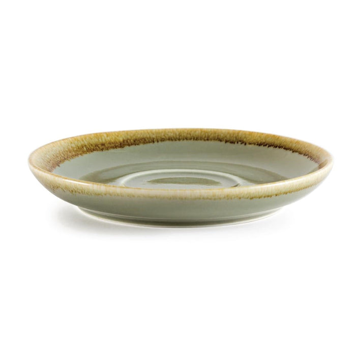 Olympia Kiln Cappuccino Saucer Moss 160mm (6 Pack) Olympia