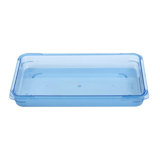 Araven ABS Food Storage Container Blue GN 1/1 65mm Araven