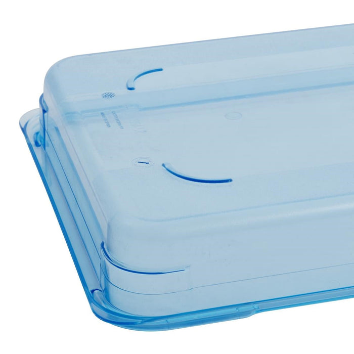 Araven ABS Food Storage Container Blue GN 1/1 65mm Araven