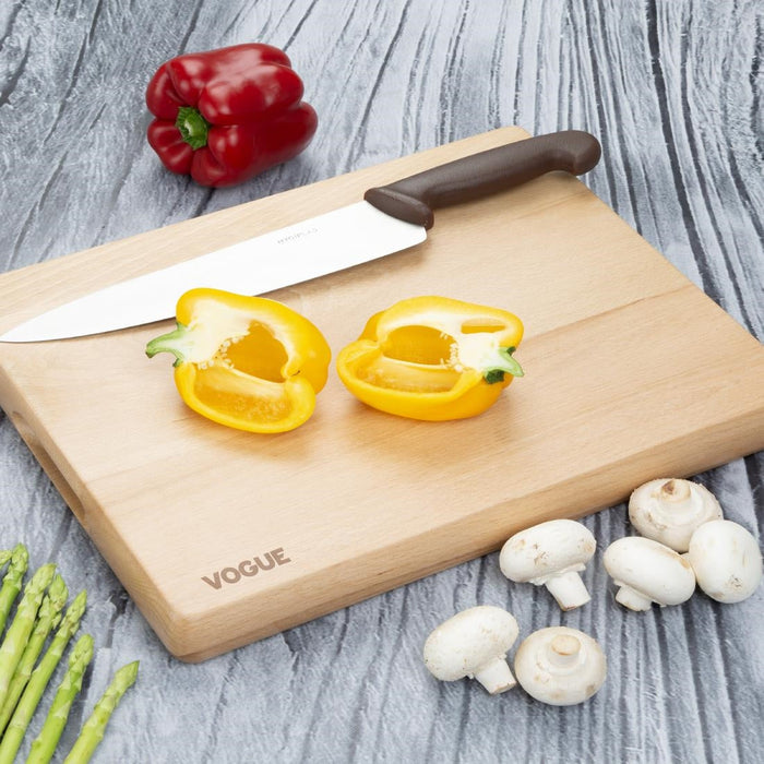 Vogue Beech Chopping Board Medium 380x305x30mm Vogue