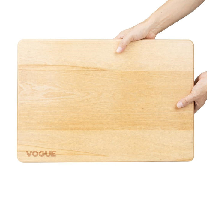 Vogue Beech Chopping Board Large 510x355x30mm Vogue