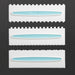 Vogue Icing Combs (3 Pack) Vogue