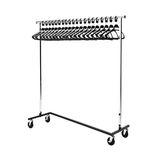 Supplied with 20 hangers. Garment capacity: 25