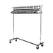 Garment Rail with 20 Hangers Commercial Hangers