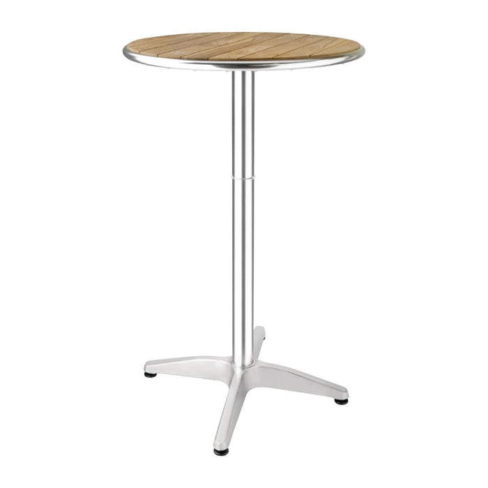 Aluminium Frame. Ash Wood Top. 1050(H) x 600(W) x 600(D)mm