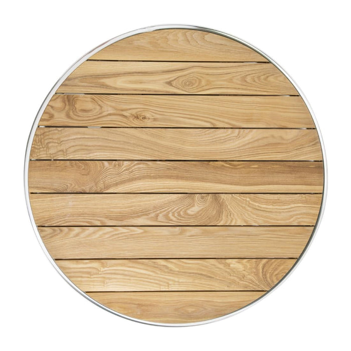 Bolero Ash Round Poseur Height Table 600mm Bolero