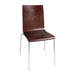 Chrome Steel Frame. Beech Veneer Seat. Seat Height: 460mm. Stackable