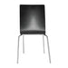 Bolero Black Square Back Side Chair (4 Pack) Bolero