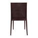 Bolero PP Rattan Bistro Side Chairs Brown (4 Pack) Bolero