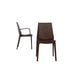 Bolero PP Rattan Bistro Side Chairs Brown (4 Pack) Bolero