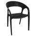 Polypropylene. Seat Height: 465mm. Stackable