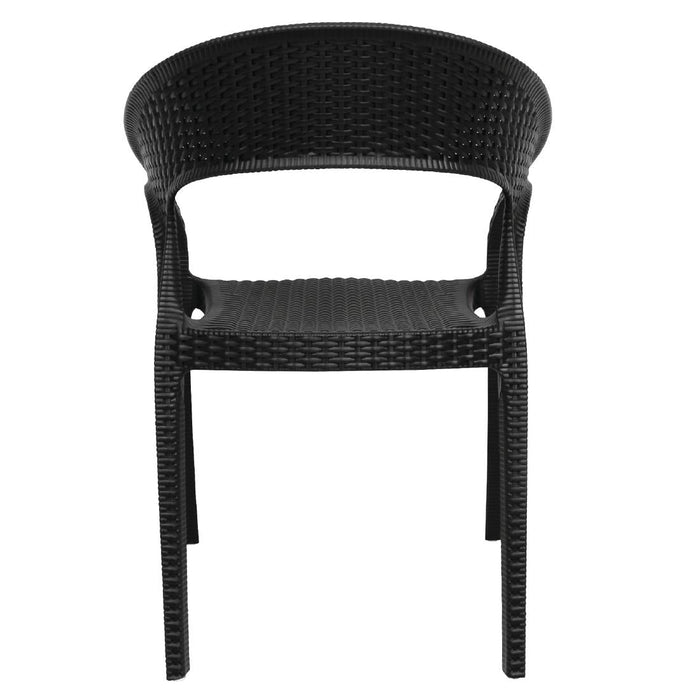 Bolero PP Rattan Wraparound Armchairs (4 Pack) Bolero