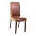Birch Frame. Faux Leather Antique Tan. Seat Height: 510mm