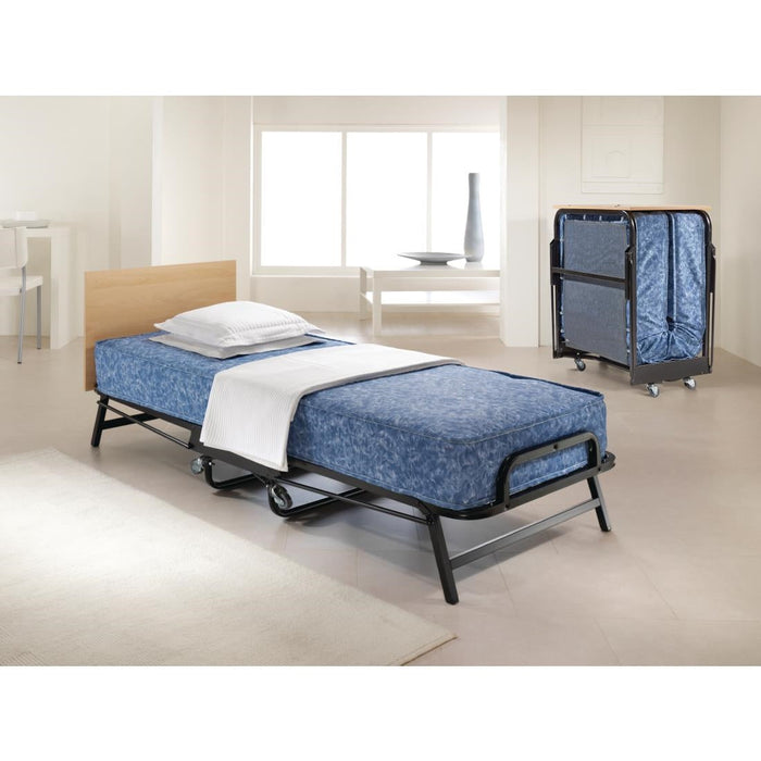 Jay-Be Contract Folding Bed with Water Resistant Mattress Single in Black Colour Jay-Be