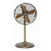 Status 16" Oscillating Antique Brass Stand Fan Status