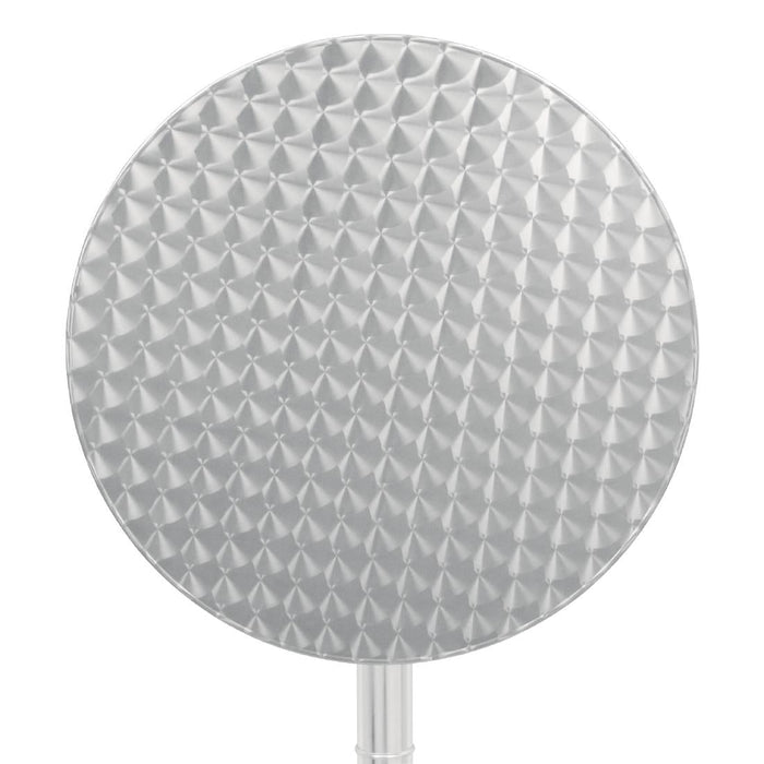 Bolero Round Flip Top Poseur Table Stainless Steel 600mm Bolero
