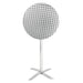 Bolero Round Flip Top Poseur Table Stainless Steel 600mm Bolero