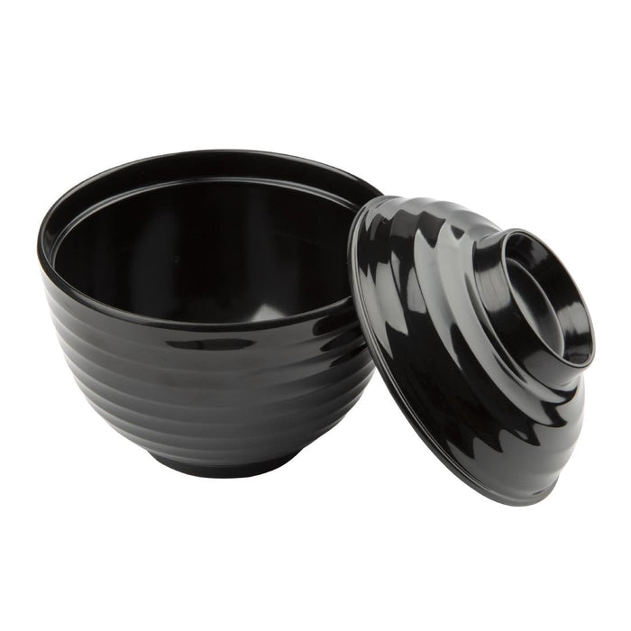 Olympia Kristallon Fusion Melamine Miso Bowls 240ml (6 Pack) Olympia