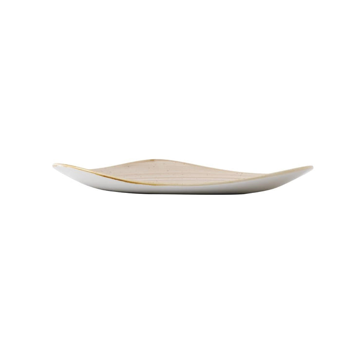 Churchill Stonecast Triangle Plates Nutmeg Cream 311mm (6 Pack) Churchill