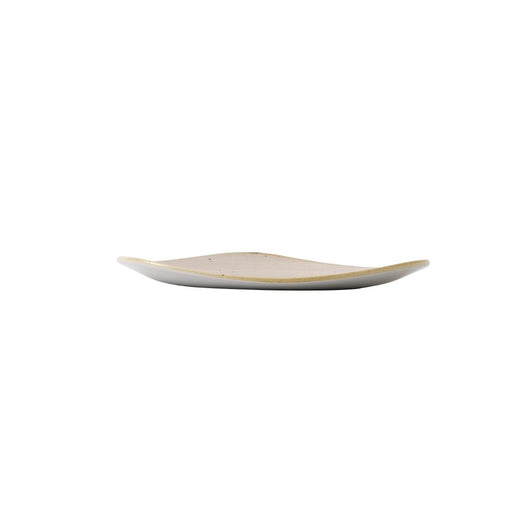 Churchill Stonecast Triangle Plates Nutmeg Cream 229mm (12 Pack) Churchill