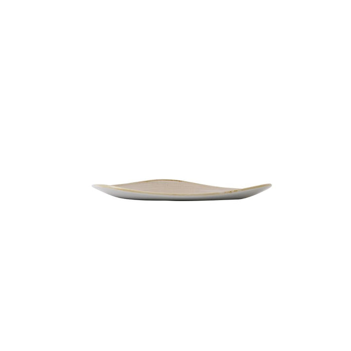 Churchill Stonecast Triangle Plates Nutmeg Cream 192mm (12 Pack) Churchill