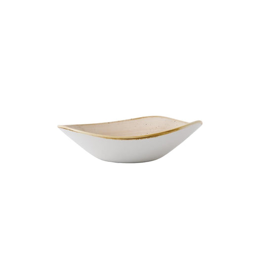 Churchill Stonecast Triangle Bowls Nutmeg Cream 235mm (12 Pack) Churchill