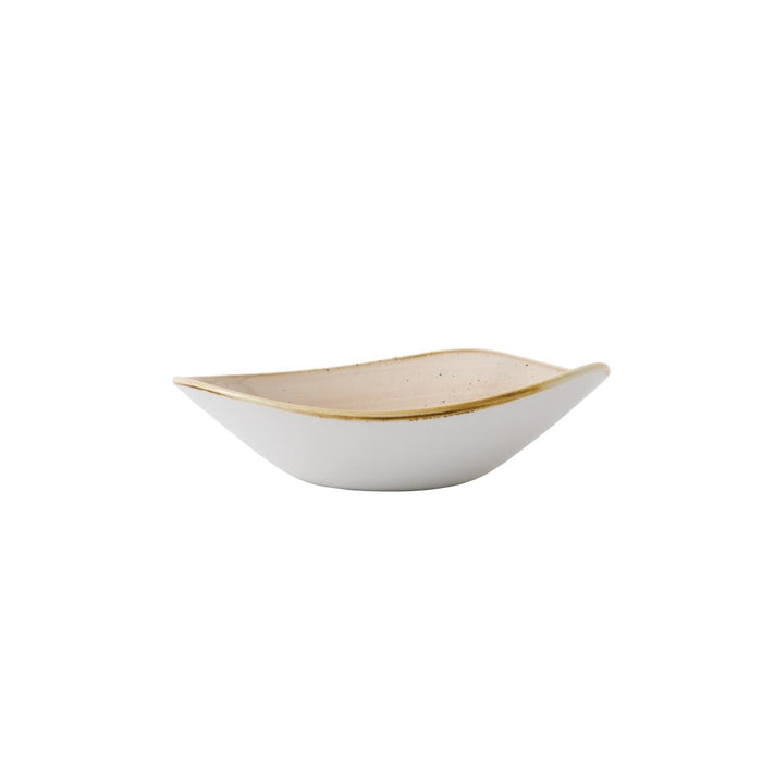 Churchill Stonecast Triangle Bowls Nutmeg Cream 235mm (12 Pack) Churchill
