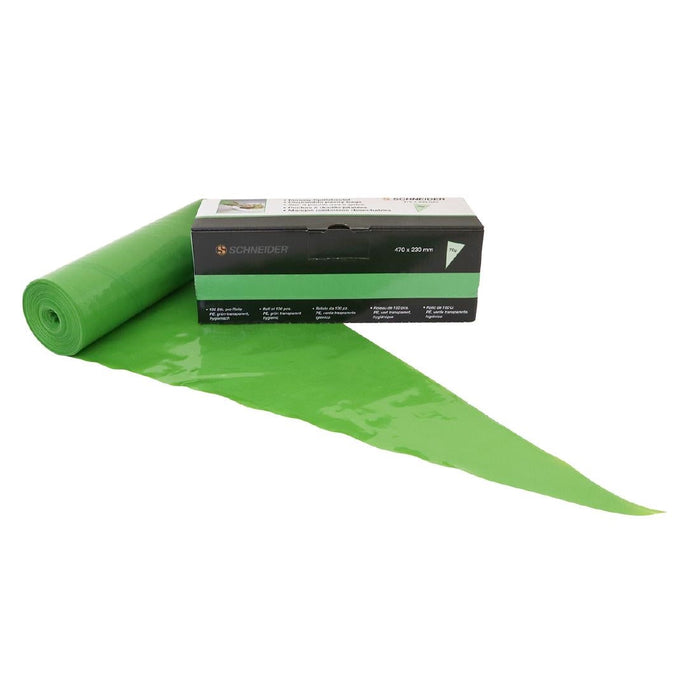 Schneider Green Disposable Piping Bags 47cm (100 Pack) Schneider