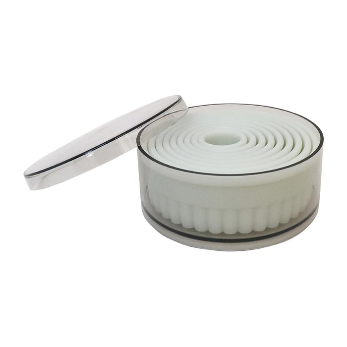 Schneider Serrated Round Pastry Cutters (9 Pack) Schneider