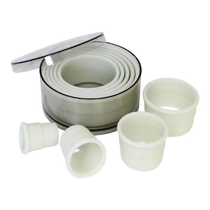 Schneider Plain Round Pastry Cutters (9 Pack) Schneider