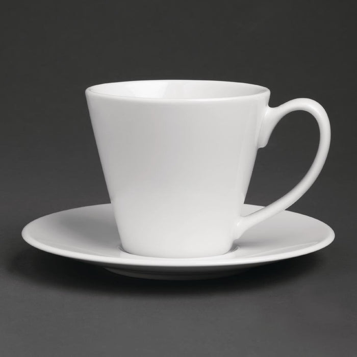 Royal Porcelain Classic White Tea Cup Saucer 145mm (12 Pack) Royal Porcelain