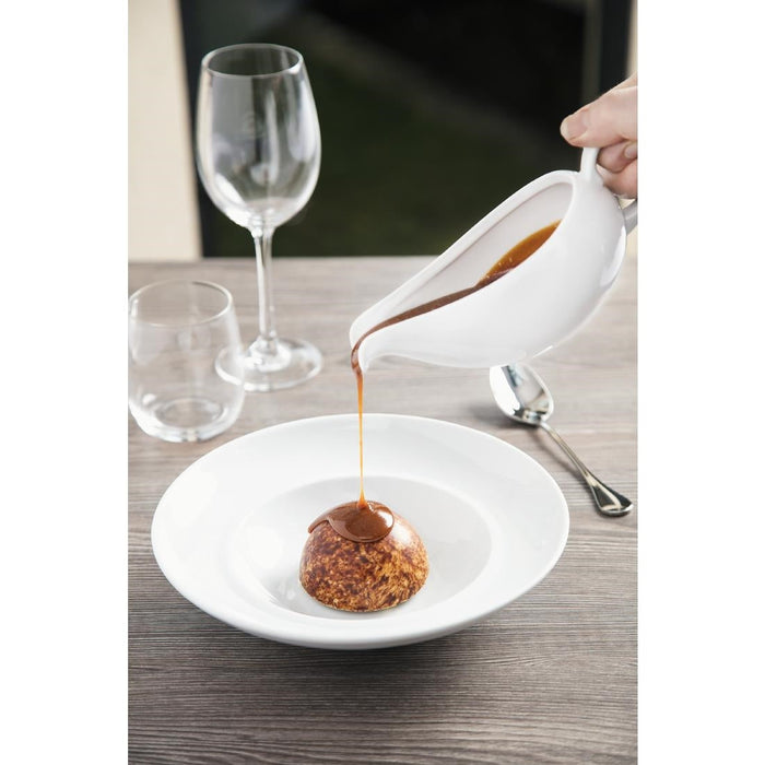 Royal Porcelain Classic White Gravy Boat 380ml (2 Pack) Royal Porcelain
