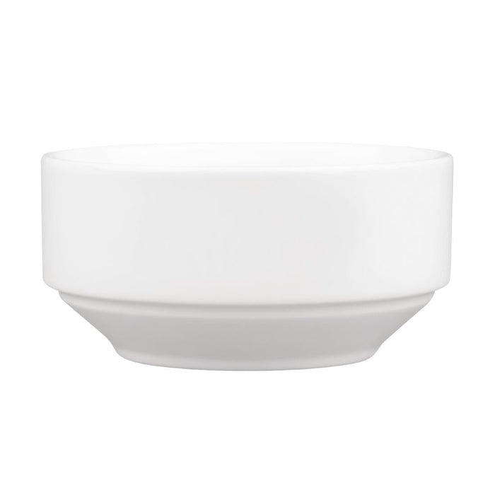 Royal Porcelain Classic White Stackable Soup Bowls 110mm (12 Pack) Royal Porcelain