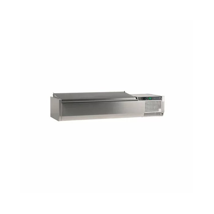 Tefcold GVC33-120SS Gastronorm Topping Unit With Lid