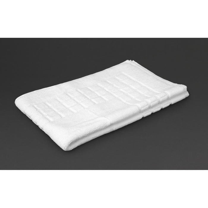 Mitre Luxury Savanna Bath Mat White Mitre Luxury