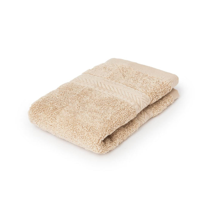 Mitre Essentials Nova Face Cloth Beige (10 Pack) Mitre Essentials