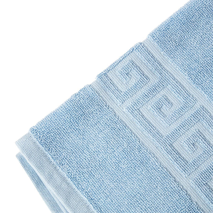 Mitre Essentials Nova Bath Mat Blue Mitre Essentials