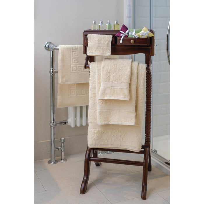 Mitre Comfort Nova Colour Towel Set Cream Mitre Essentials