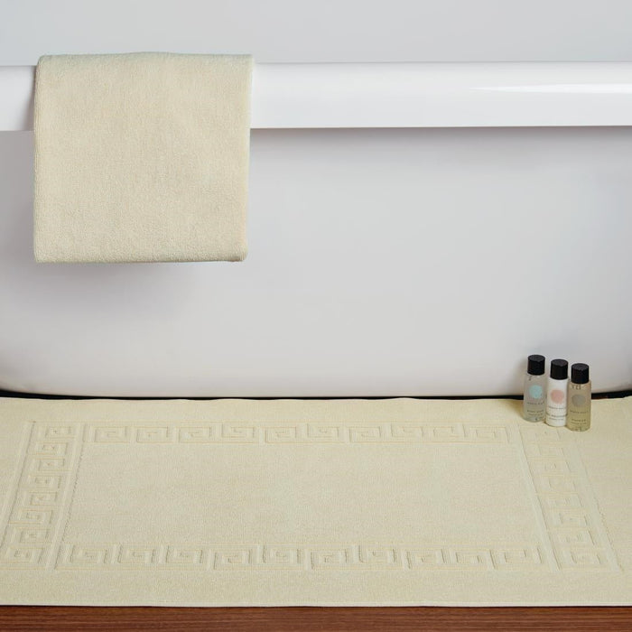 Mitre Essentials Nova Bath Mat Cream Mitre Essentials