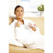 Size L. Cotton robe and closed toe slippers