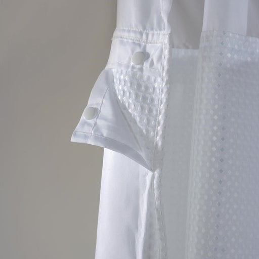 Mitre Backing Skirt for Luxury Ultra Waffle Shower Curtain Mitre Luxury