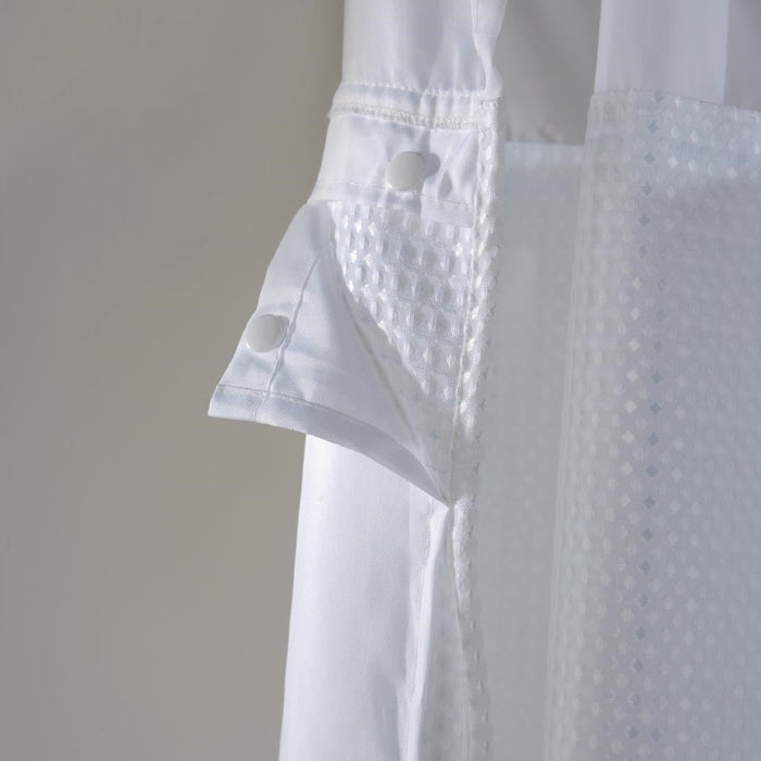 Mitre Backing Skirt for Luxury Ultra Waffle Shower Curtain Mitre Luxury