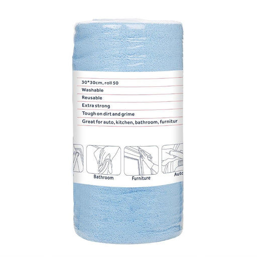 300(L)x300(W)mm. Roll of 50 Sheets