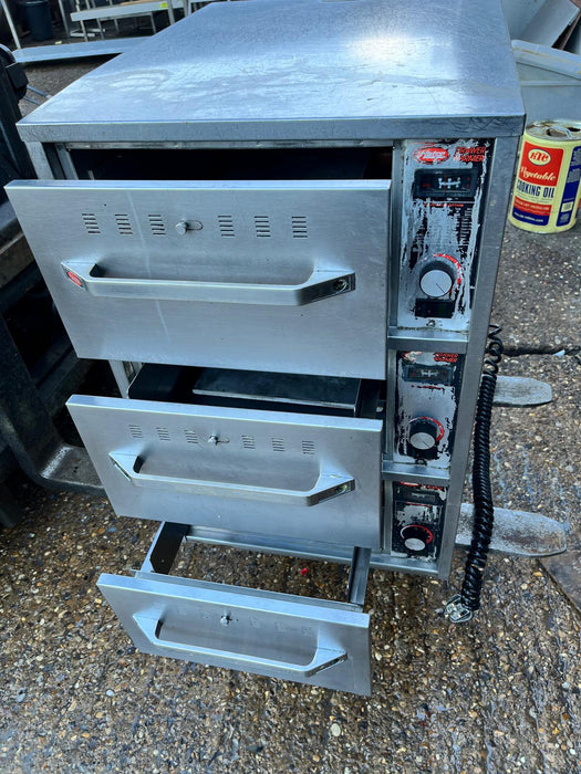 Commercial Hatco 3 Warming Drawer Unit-Refurbished