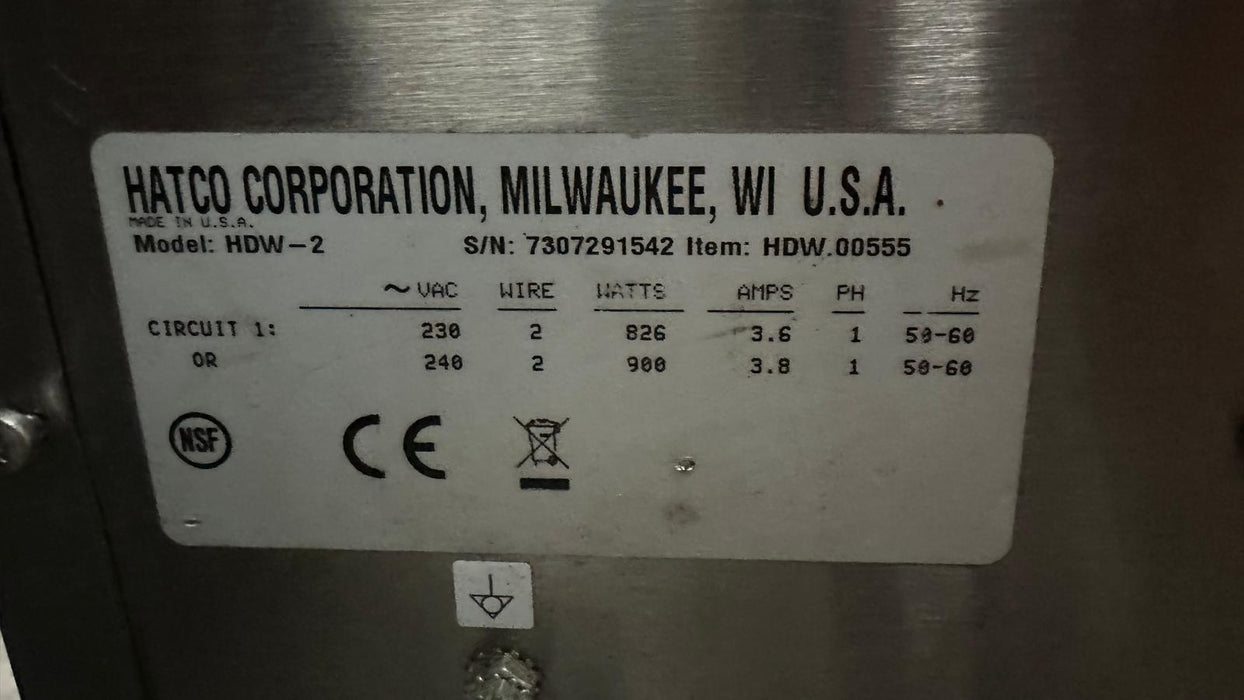 Hatco HDW-2 Two Drawer Warmer - Refurbished Canmac Catering Equipment