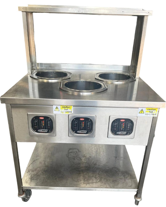 Hatco Stainless Steel Round Containers Bain Marie-Refurbished Canmac Refurbished