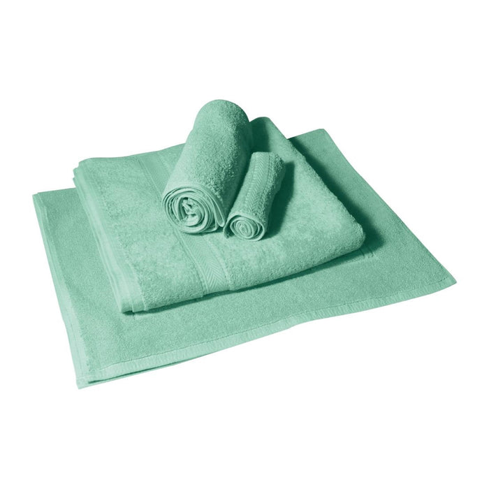 Mint | Pack Contents: 1 x Facecloth, 3 x Towels